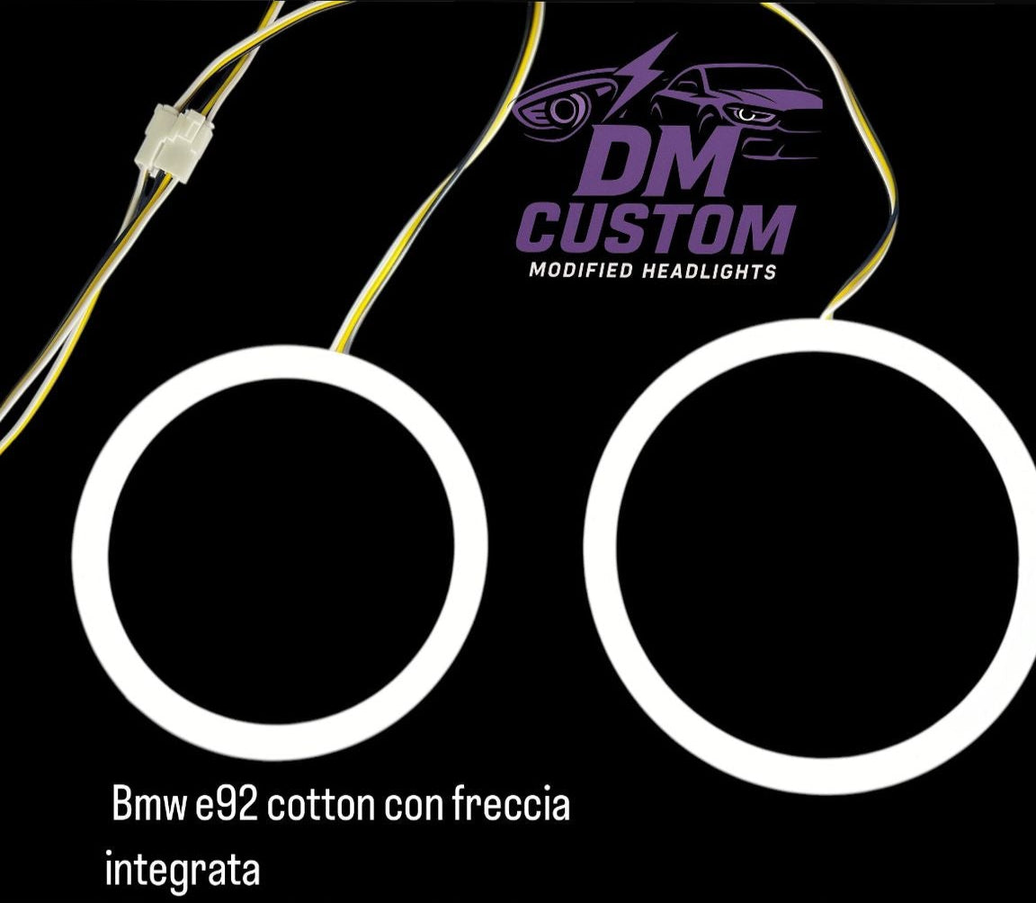 Kit Angel eyes Bmw E92 con freccia integrata cotton